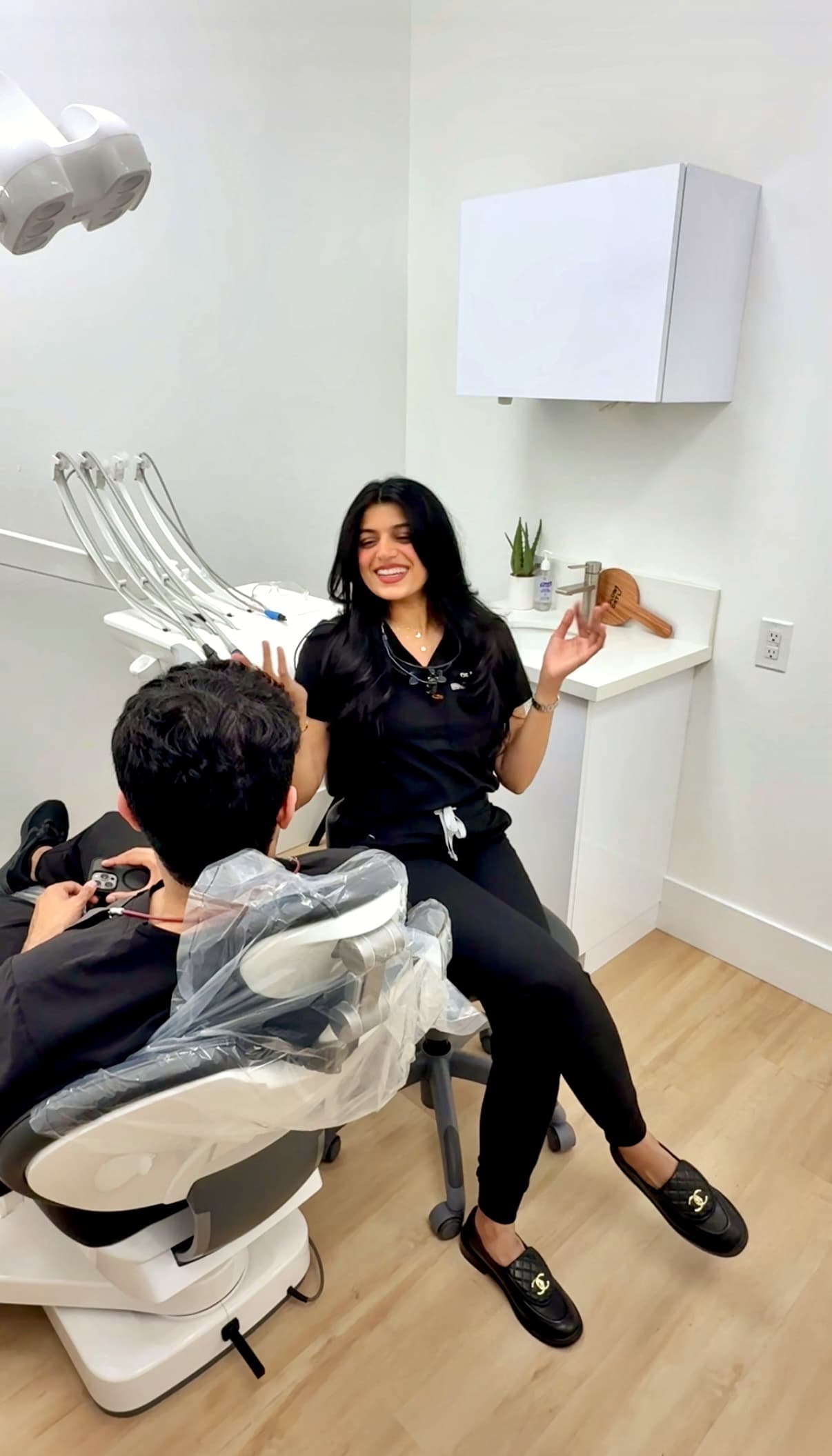 Patient consultation at the practice